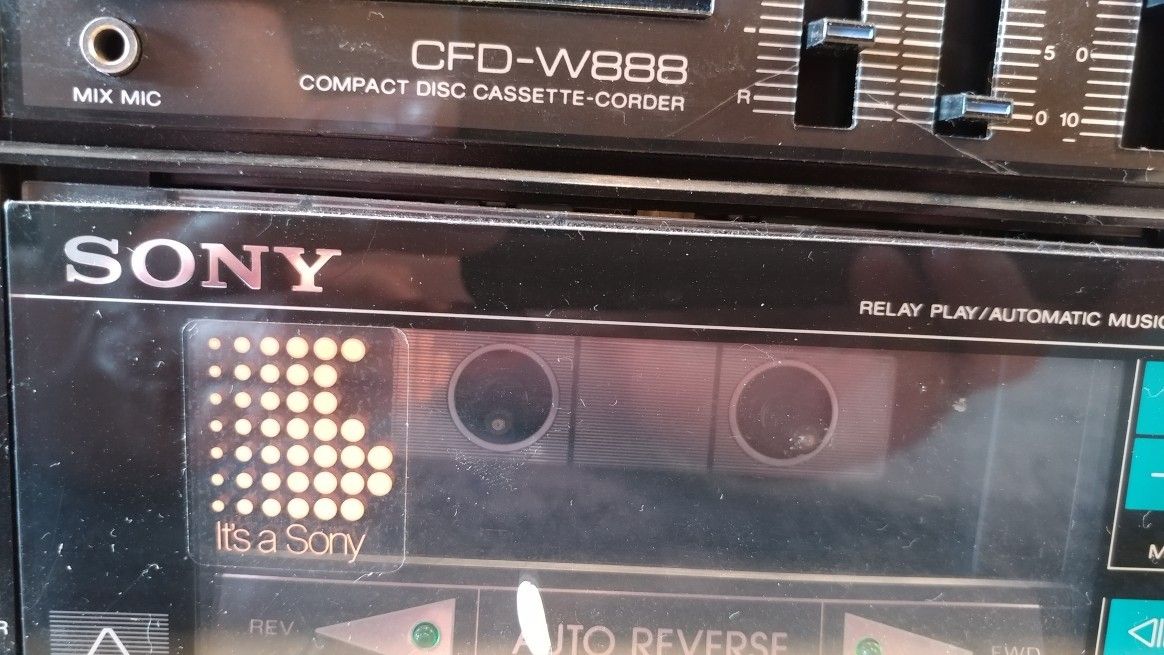 SONY boombox CFD-W888 for Sale in Milford, CT - OfferUp