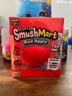100% Authentic RMS Crazy Fun SmushMart Scented Red Apple Squishy