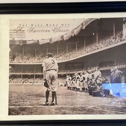 Babe Ruth Retirement Photo