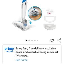 Bissell Power Fresh Steam Mop with Natural Sanitization, Floor Steamer, Tile Cleaner, and Hard Wood Floor Cleaner with Flip-Down Easy Scrubber, 1940A