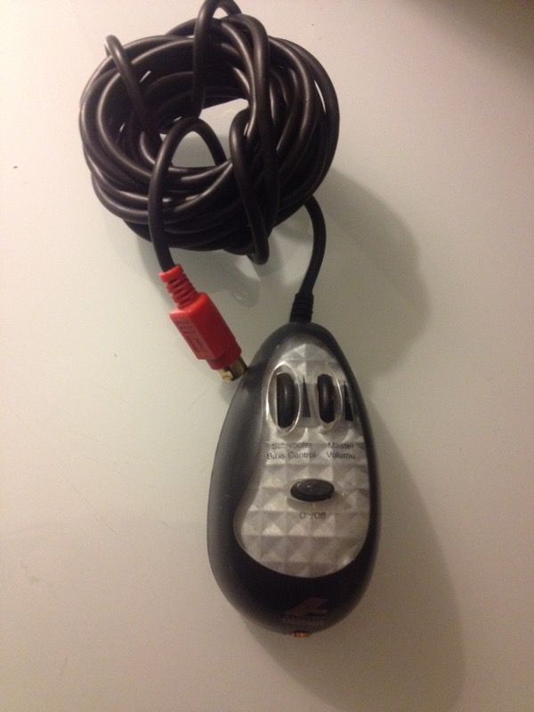 Acoustic Authority Wired Remote for Subwoofer System for