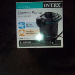 Intex Air Pump.