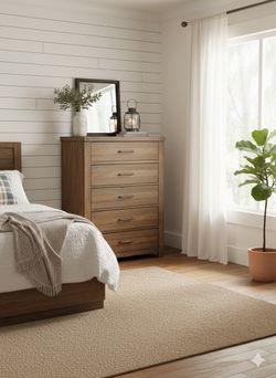 Rustic / Farmhouse Dresser With Jewelry Storage 