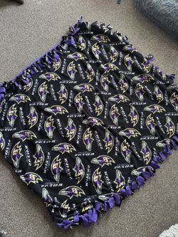 Ravens Throw Blanket 
