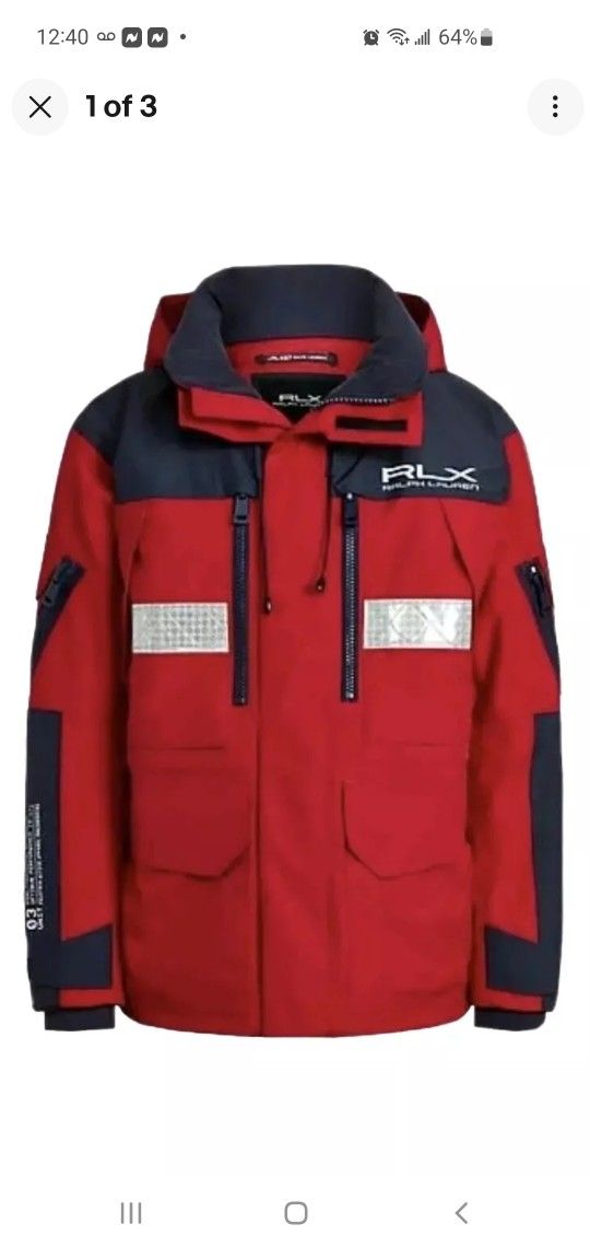 Brand New Polo Ralph Lauren RLX Mens XXL Water Repellent Jacket Retail 700$z