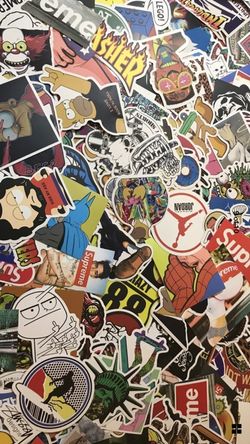 200pcs Skateboard Laptop Luggage Graffiti bomb Vinyl Decals Dope Car Mix Sticker!!!!!!