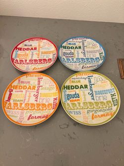 Set of Pier One Cheese Plates