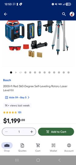 BOSCH 3 LEVEL LASER LEVELER