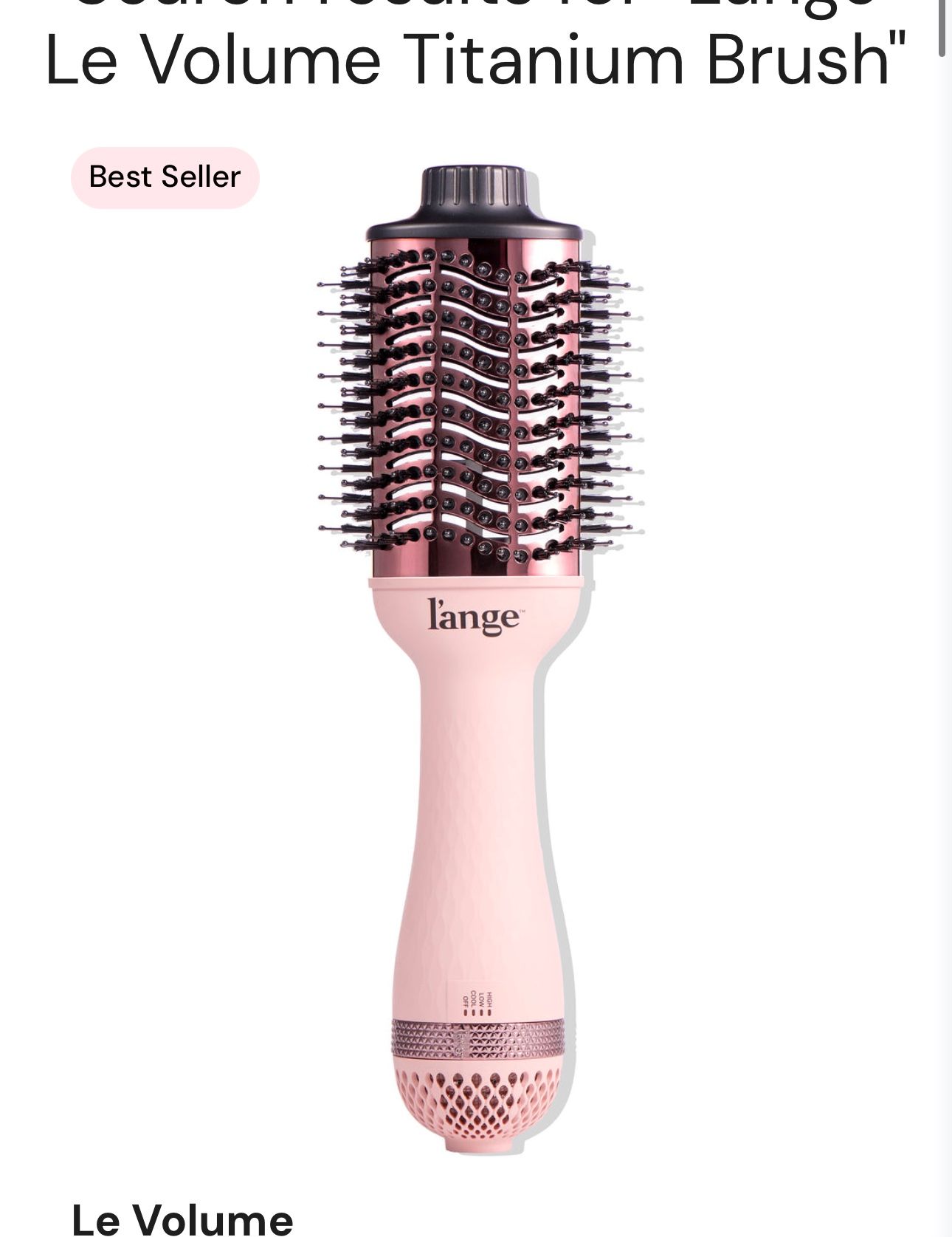Lange Le Volume Titanium Brush