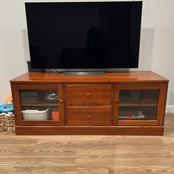 Solid Wood Tv Stand Console Entertainment Center