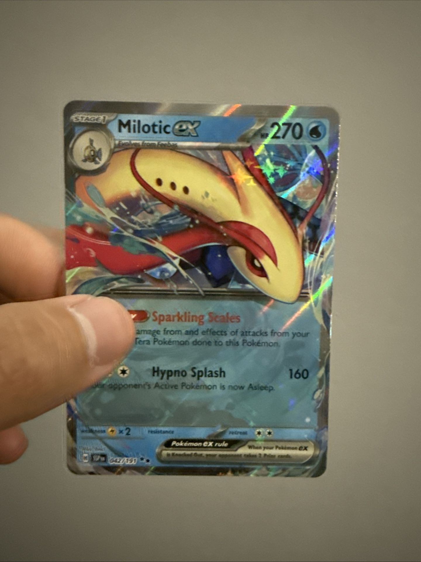Pokemon (Milotic EX) Card