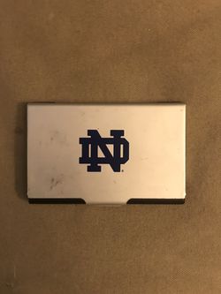 Norte Dame card holder