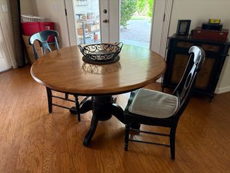 Kitchen table with two chairs