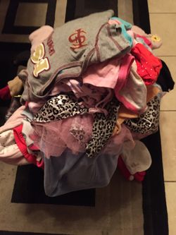 Bundle of baby girl clothes 0-6 months name brand