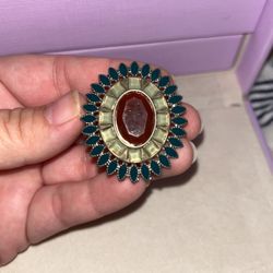 Vintage Ring With Stretch Band 