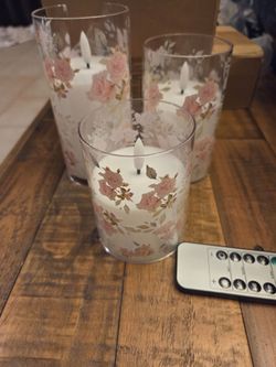LED remote candles