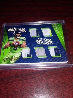 2018 Russell Wilson Absolute Tools Of Trade 4color Patch /15