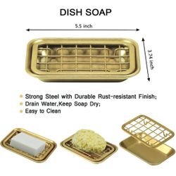 SheeChung Mason Jar Bathroom Accessories Set (6PCS), Bathroom Decor - Lotion Soap Dispenser, Toothbr