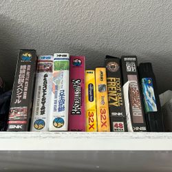 Neo geo andSega 32x Games for sale.   Send Best Offer 