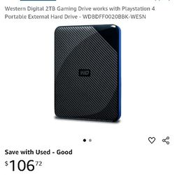 Western Digital 2tb Gaming ext hard drive 