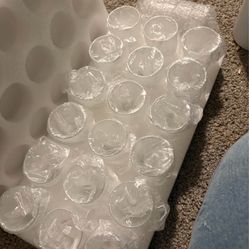 Frosted sublimation shot glasses