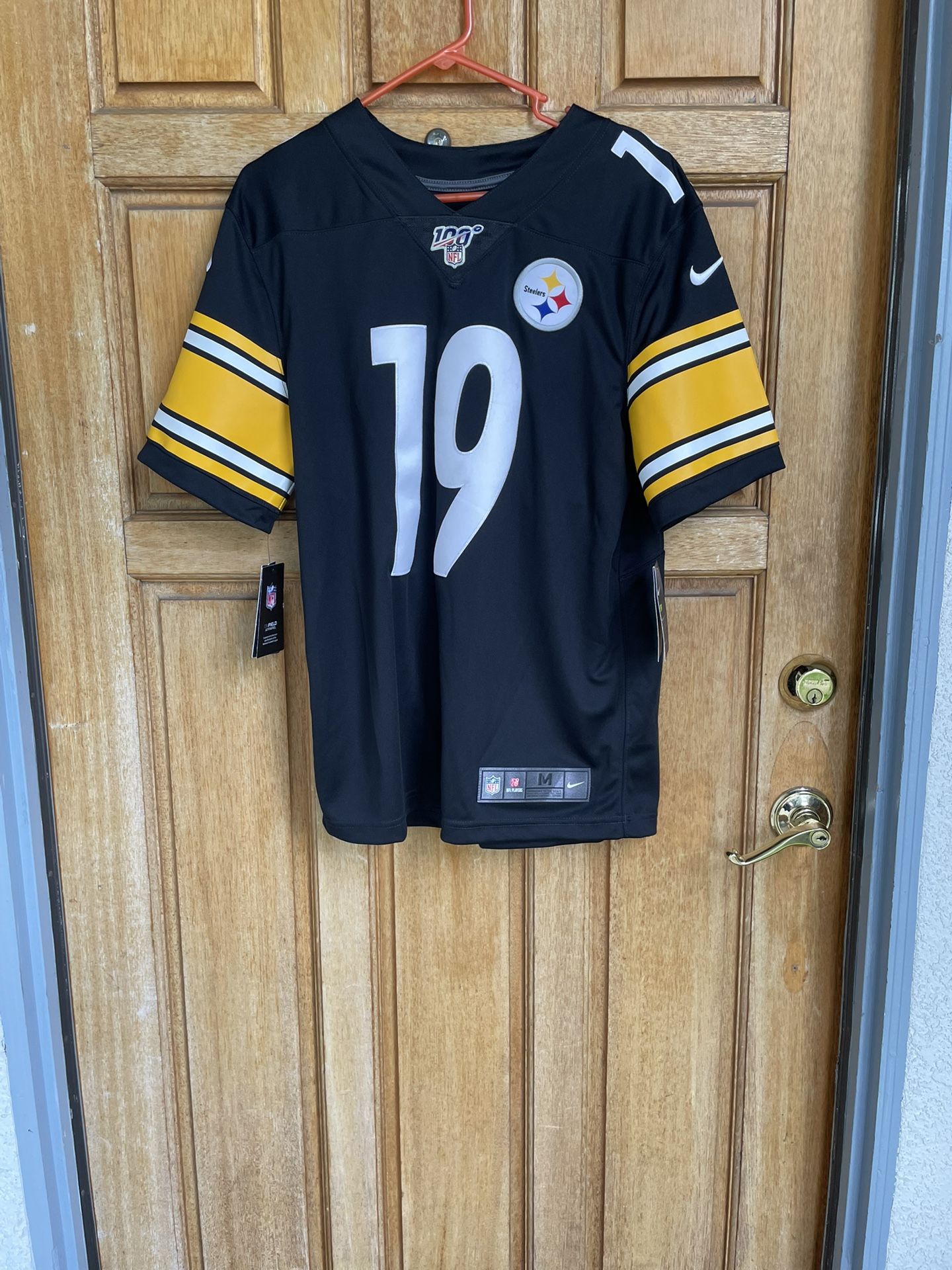 Nike JuJu Smith Schuster NFLPA Black Steelers Jersey NFL 100