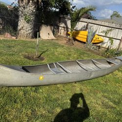 Fishing Metal  Canoe 17’ 