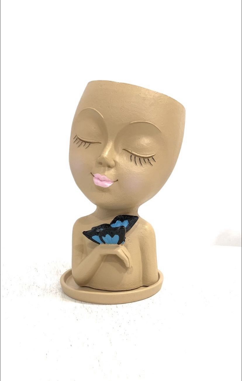 Face Planter for Succulent Plants🦋 Please Read description For Size