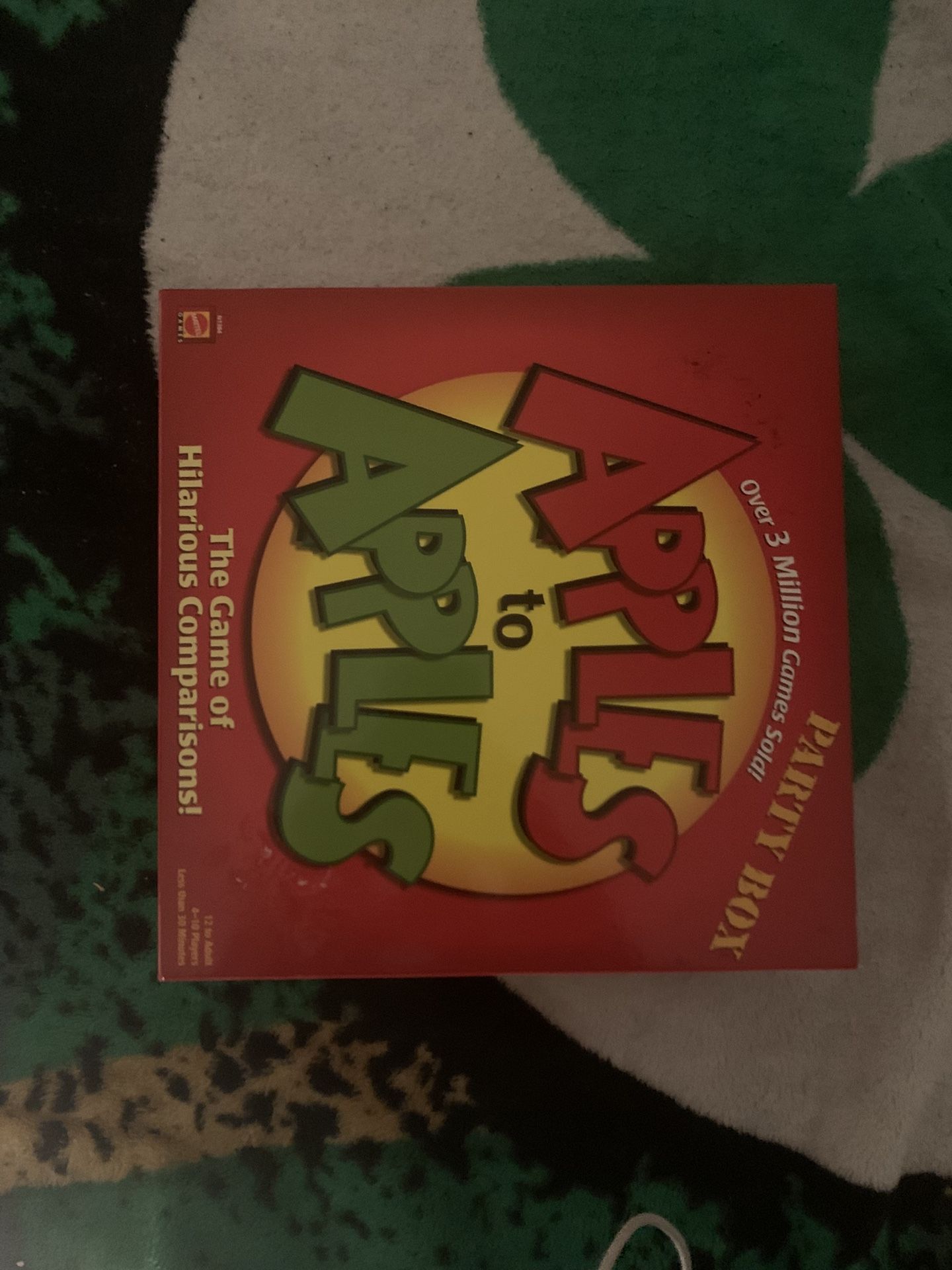 One apples to apples card game.