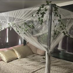 Canopy Bed frame  Black