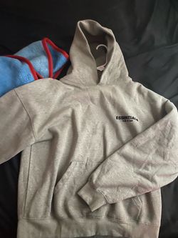 Grey essentials hoodie