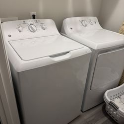 GE washer and dryer