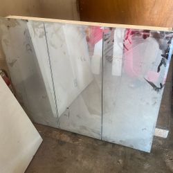Mirror With Cabinet