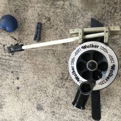 Downrigger With Ball/ Rod Holder