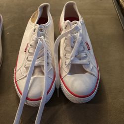 Converses Size 7 25 .00 Levi’s Size 6  20.00 