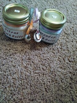 Citrus and lavendar homemade bath salts