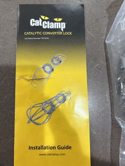 Catalytic Converter Theft lock