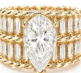 White diamond ring for  Women,(gold plated)