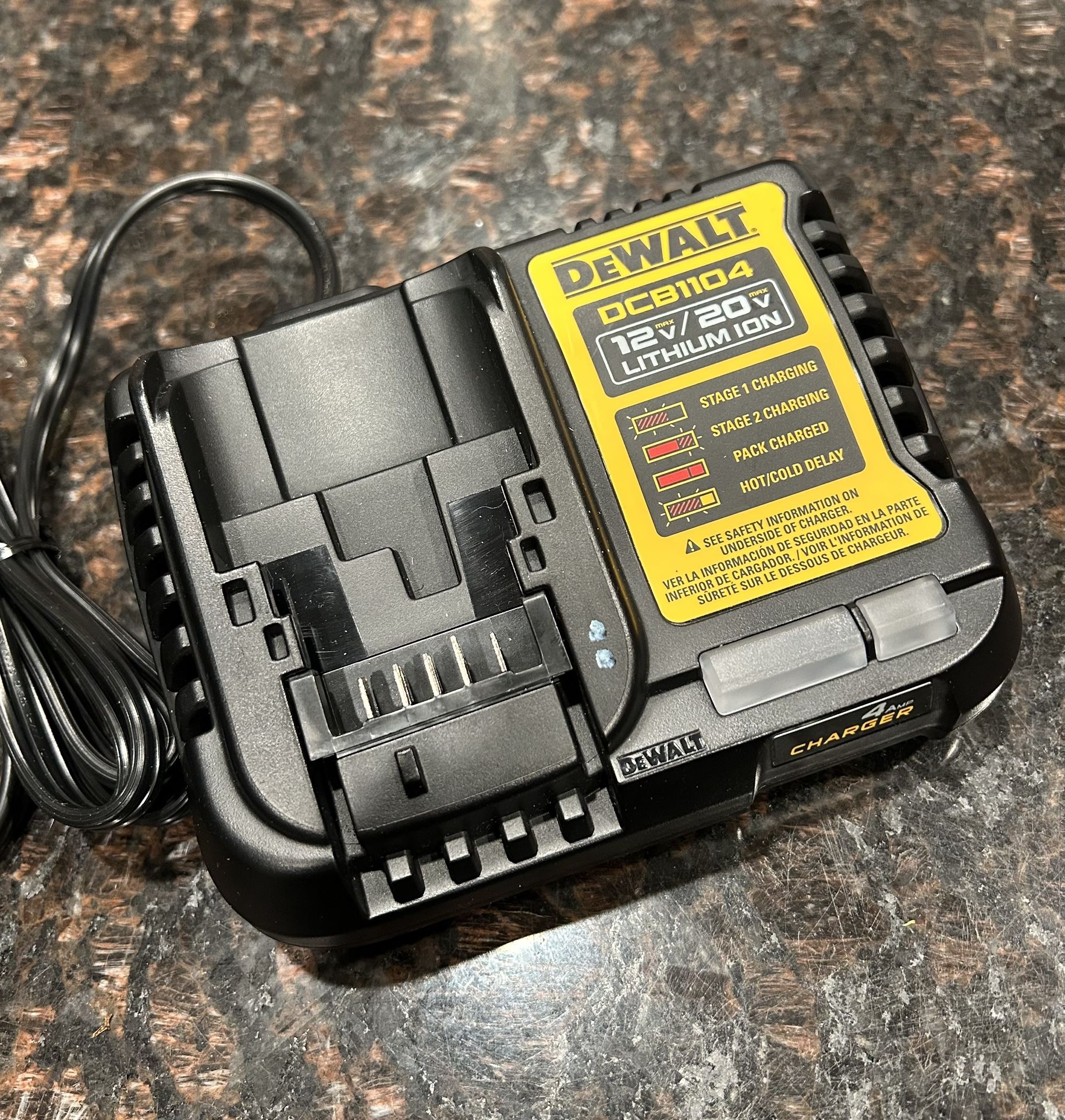 New DCB1104 4 Amp Fast Charger, Pick Up In Fife Or Skyway Seattle
