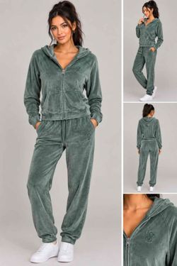 Victoria's Secret velour hoodie and pant