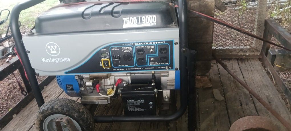 Westinghouse 9000 Watt Generator
