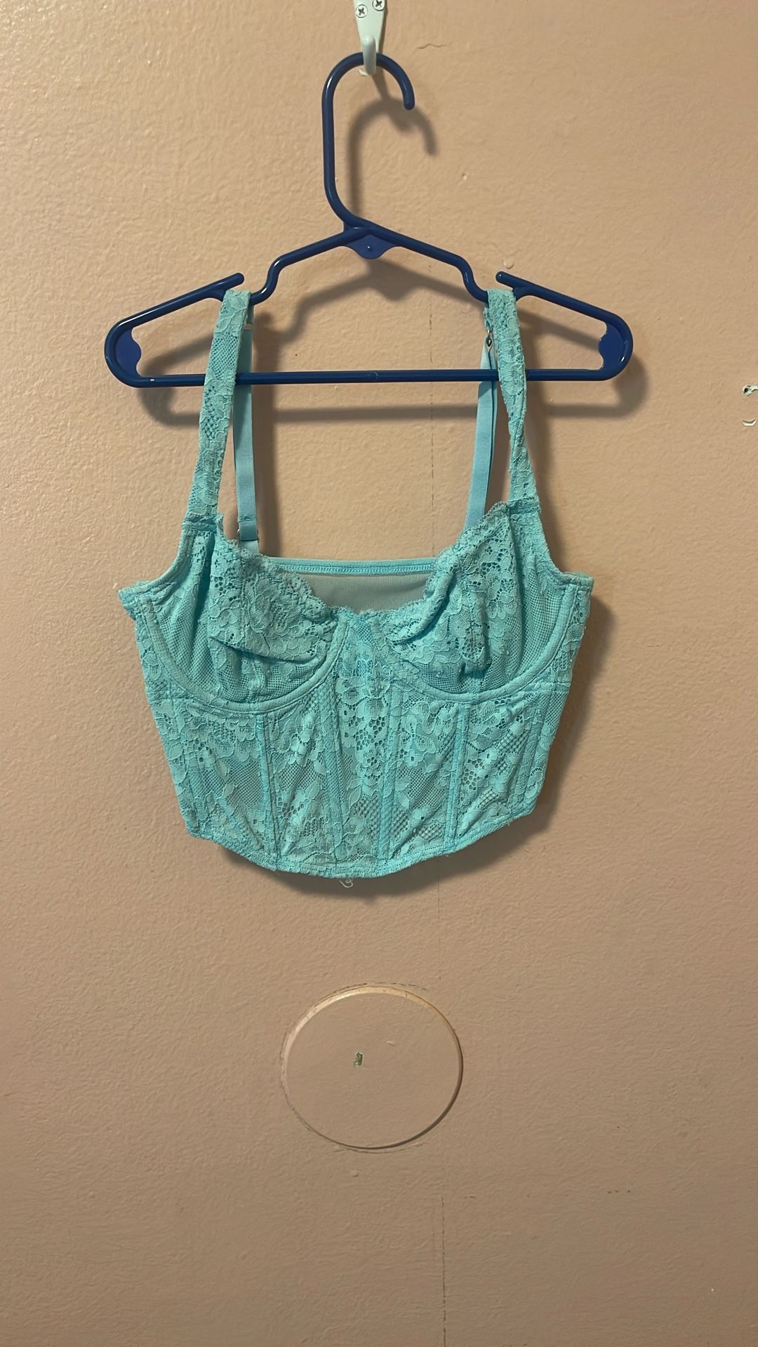 GILLY HICKS Light Blue Mini Corset