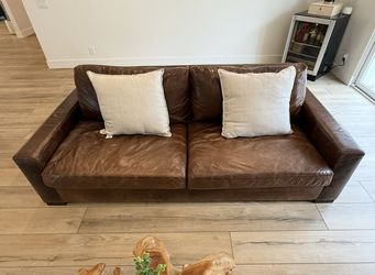 Leather sofa