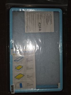 Blue Rugged Tablet Case 11" with Kickstand + Screen Protector – New