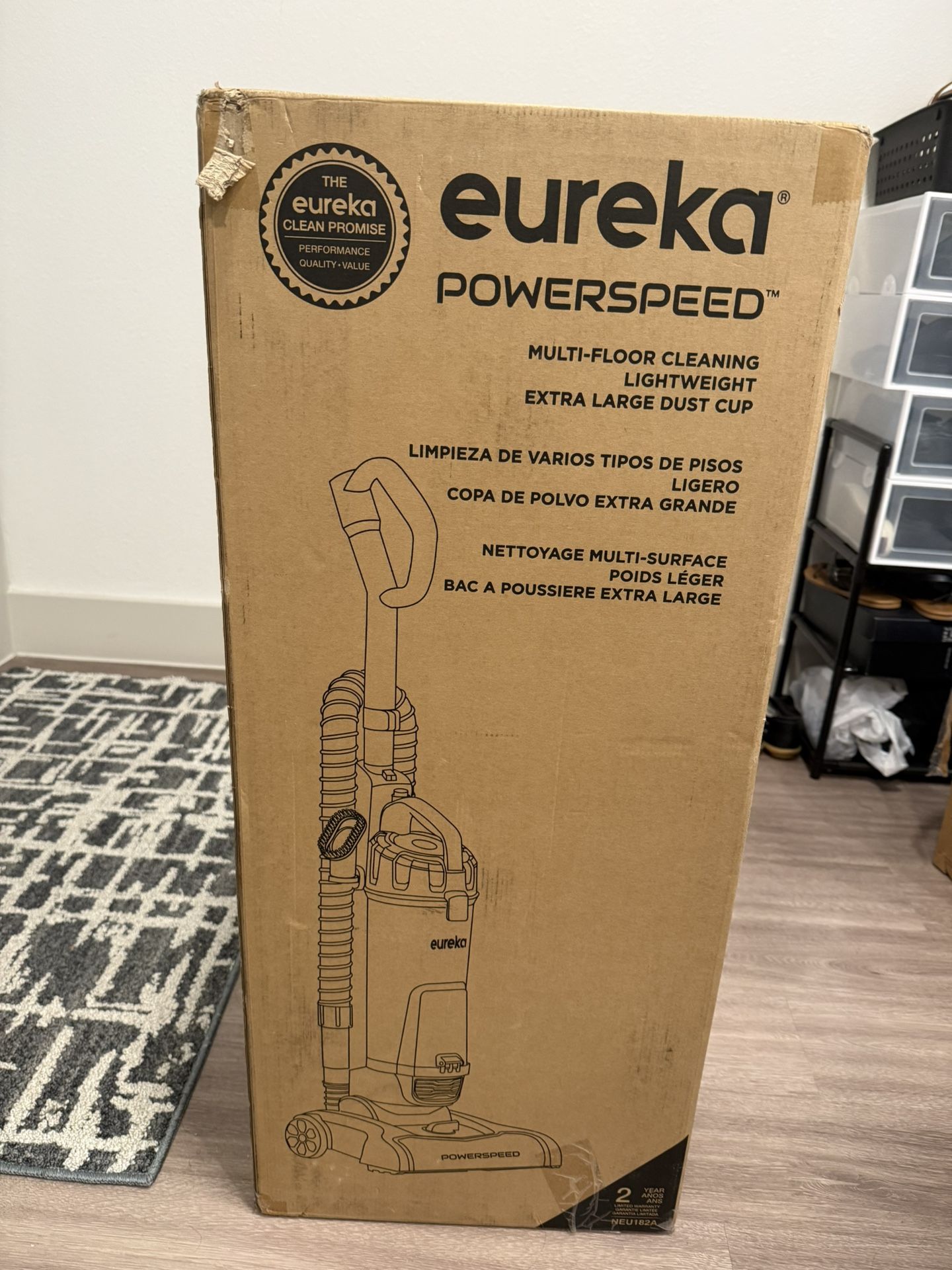 Unopened Eureka Powespeed Vacuum