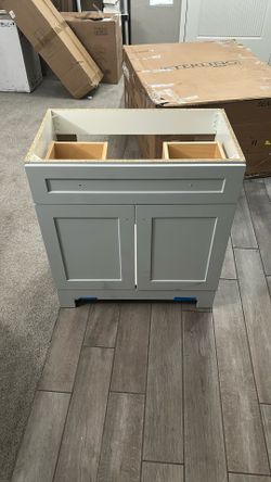 Light Grey Vanity (as Is )