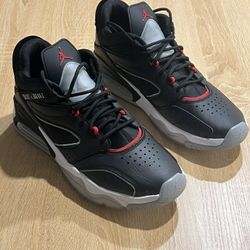 Nike Air  Mens 14 Jordan Point Lane Black Cement Shoes Sneakers Jumpman Basketba