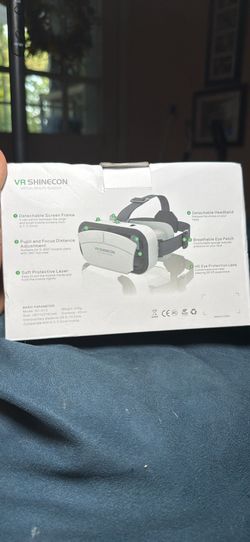 VR Shinecon Virtual Reality Glasses – 3D VR Headset | New in Box
