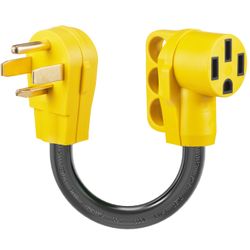 EV Charger Adapter Cord NEMA 14-30P to 14-50R, 30 Amp. Dryer to EV