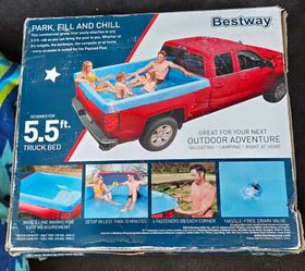 Bestway Pool Truck Bed Pool Payload Pool 5.5’ Home Camping Tailgating Outdoors